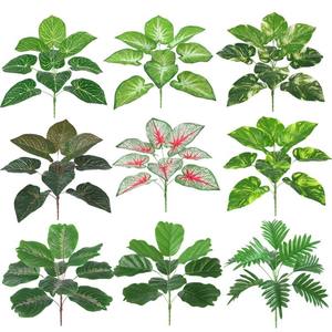 <span class=keywords><strong>Piante</strong></span> simulate sempreverdi foglia di Banana pianta decorazione della parete verde simulata pianta d'<span class=keywords><strong>arredo</strong></span> morbido persiana - Product Image 1