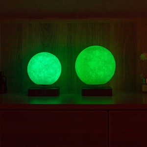 Portable RGB 16 Color LED 3D European Romantic Modern Bedroom Light Decoration Magnetic Floating Sunset Moon <b>Lamp</b> - Product Image 4