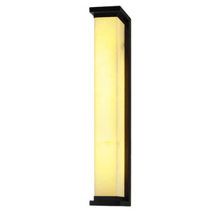 Lampe murale extérieure moderne à LED, étanche, en acier inoxydable, longue bande pour piliers, portail, cour, balcon, parc - Product Image 5