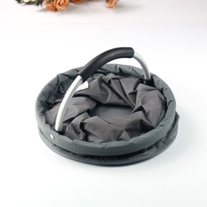 Foldable Picnic <strong>Basket</strong> with Aluminum Handle Multi-pocket Collapsible Beach Bag Outdoor Travel <strong>Storage</strong> <strong>Basket</strong> - Product Image 3