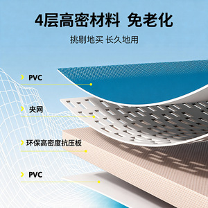 Piscina Inflable para Niños, Plegable, Portátil, de PVC, 1.6x1.8x0.6m - Product Image 4