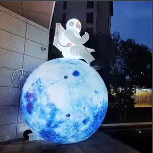 Luna Llena flotante impermeable gigante Pvc planeta globo Led Luna centro comercial publicidad inflables motivo Decoración - Product Image 2