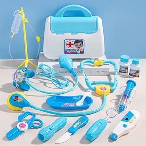 <span class=keywords><strong>Jouet</strong></span> <span class=keywords><strong>de</strong></span> <span class=keywords><strong>docteur</strong></span> SeaMind pour enfants, jeu d'injection, maison <span class=keywords><strong>de</strong></span> jeu, stéthoscope, boîte médicale, outils d'infirmière, populaire, unisexe, en plastique, 5-7 ans - Product Image 1
