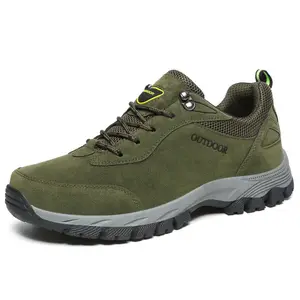 Wholesale TPR Sole Outdoor Climbing Shoes Walking Style Sports Formal Shoes Men Non-slip Hiking Shoes For Mens