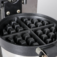 Pembuat Waffle Mini Anti Lengket Permukaan Stainless Steel Komersial Profesional Teknologi Pemanasan Cepat Desain Ringan Portabel