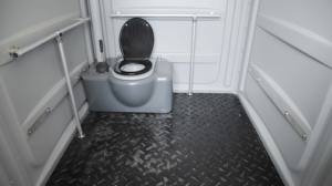 Toilettes portables en PEHD pour fauteuils roulants, conformes ADA, durables, cabine sanitaire extérieure avec rampe et rampes <span class=keywords><strong>d</strong></span>'accès pour parcs <span class=keywords><strong>publics</strong></span> et zones <span class=keywords><strong>de</strong></span> travail - Product Image 4