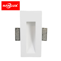 Base de lampe encastrée GU10/MR16 en plâtre avec support pour montage au plafond pour éclairage spot/accent