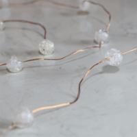 Guirlandes lumineuses LED blanc chaud 20L, alimentées par prise, écologiques, pour décorations de Noël, de maison, de fêtes et de mariages