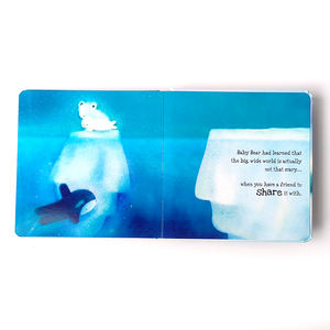 Impression personnalisée en gros de livres cartonnés pour enfants d'âge préscolaire, mini livres d'histoires en anglais, livres de coloriage pour enfants, impression reliée - Product Image 4