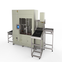 Machine de détection automatique en ligne de l'équilibre dynamique et de l'excès de dérive des moyeux de roues de camion