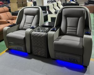 Juego de sofá reclinable de huevo con gabinete de vino Película casera disfrutar relajarse tiempo de <span class=keywords><strong>vida</strong></span> sofá amante asiento para sala de cine sala de estar - Product Image 6