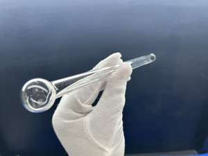 Kunden spezifische transparente hochreine Blasen ein Ende geschlossen versiegelt BET Quarz Test Probe Rohr Glasröhrchen - Product Image 3