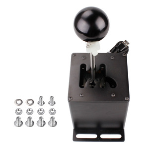 Levier de vitesses Logitech G27 G29 T300 avec frein à main pour simulateurs de jeux de course PC, joystick filaire en alliage d'aluminium HB039 - Product Image 4