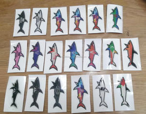 226 autocollants 3D étanches Paul Et Shark pour la décoration de tablettes, téléphones portables, réfrigérateurs, bagages, CP Jul Omerta Vrunk Shark Sticker - Product Image 1