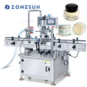 Zonesun ZS-YT1T-1PX tự động động cơ servo Nhớt chất lỏng mứt Jar mỹ phẩm cơ thể Kem chai dán piston bơm Máy chiết rót - Product Image 1