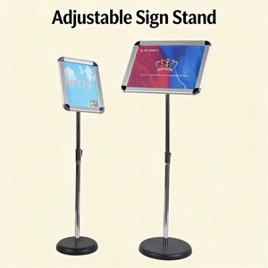 Soporte Ligero y Portátil para Pósteres A3, Soporte de Pie para Carteles, Ideal para Tiendas Temporales y Ferias Comerciales - Product Image 1
