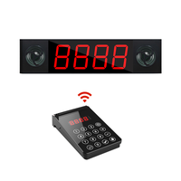 Compteur LED sans fil à affichage clinique callpad pager, magasin de thé au lait, café, système d'appel de numéro de file d'attente de restaurant