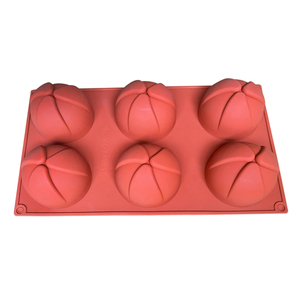 Moule à gâteau antiadhésif 6 cavités en silicone pour bonbons, mousse au <span class=keywords><strong>chocolat</strong></span>, gelée, savon, cuisine - Product Image 3