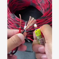 Câble torsadé à paires torsadées Hongsheng RVS 300V à âme en cuivre pur, isolé en PVC, 2x0,5-4mm, pour câblage de sonnettes et d'interphones de bâtiment