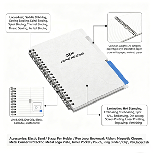 Quaderno Personalizzato - Diario per Ragazze con <span class=keywords><strong>Spirale</strong></span>, Pagine Colorate A4 A5, Articoli per Scrittura per Bambini, <span class=keywords><strong>Quaderni</strong></span> Scolastici all'Ingrosso - Product Image 2