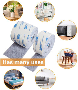 Glissières pour meubles en <span class=keywords><strong>feutre</strong></span> gris, bande <span class=keywords><strong>de</strong></span> <span class=keywords><strong>feutre</strong></span> autocollante, rouleaux <span class=keywords><strong>de</strong></span> bande <span class=keywords><strong>de</strong></span> <span class=keywords><strong>feutre</strong></span>, glissières pour chaises pour protéger le sol - Product Image 6