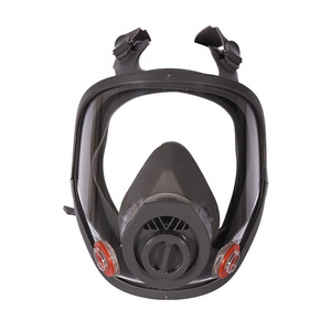 Envío directo transfronterizo, máscara de gas de silicona de cara completa grande, capucha especial para protección contra el polvo, respirador de pulido de pintura en aerosol - Product Image 6