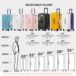 Valise de Sport Épaissie Grande Capacité 28-30-32 Pouces, Bagage <span class=keywords><strong>en</strong></span> Plastique Étanche Ultra Léger avec Boîte à Mot de Passe - Product Image 5