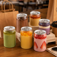 Boîte à gâteau en plastique transparent personnalisée avec couvercle facile à ouvrir, boîtes en PET transparentes pour tiramisu, pudding, mousse, cheesecake, emballage de desserts