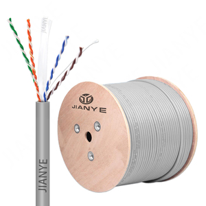 Jianye <span class=keywords><strong>สาย</strong></span> CAT6 305เมตร<span class=keywords><strong>สาย</strong></span>เคเบิลอีเทอร์เน็ต CAT6 <span class=keywords><strong>Panduit</strong></span> 4คู่ CCA Cu ตัวนำ PVC PE แจ็คเก็ตแลน - Product Image 5