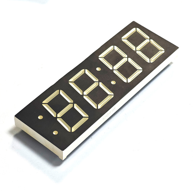 Professional 1.2 Inch 4 Digit 7 Segment Led Display White Light Big Size Common Anode Numeric Module for Large Wall Clock