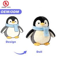 Boneka Rubah Arktik Custom Made, Hewan Boneka Isi Dakron untuk Maskot Merek, Bahan Plush Lembut Bersertifikat CE, 25cm, 100 Pcs MOQ OEM
