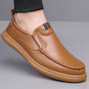 Chaussures Derby Homme Noires Brillantes Décontractées et Habillées - Nouvelle Collection Automne/Hiver 2025 - Modèle Lefer Doudou - Product Image 1