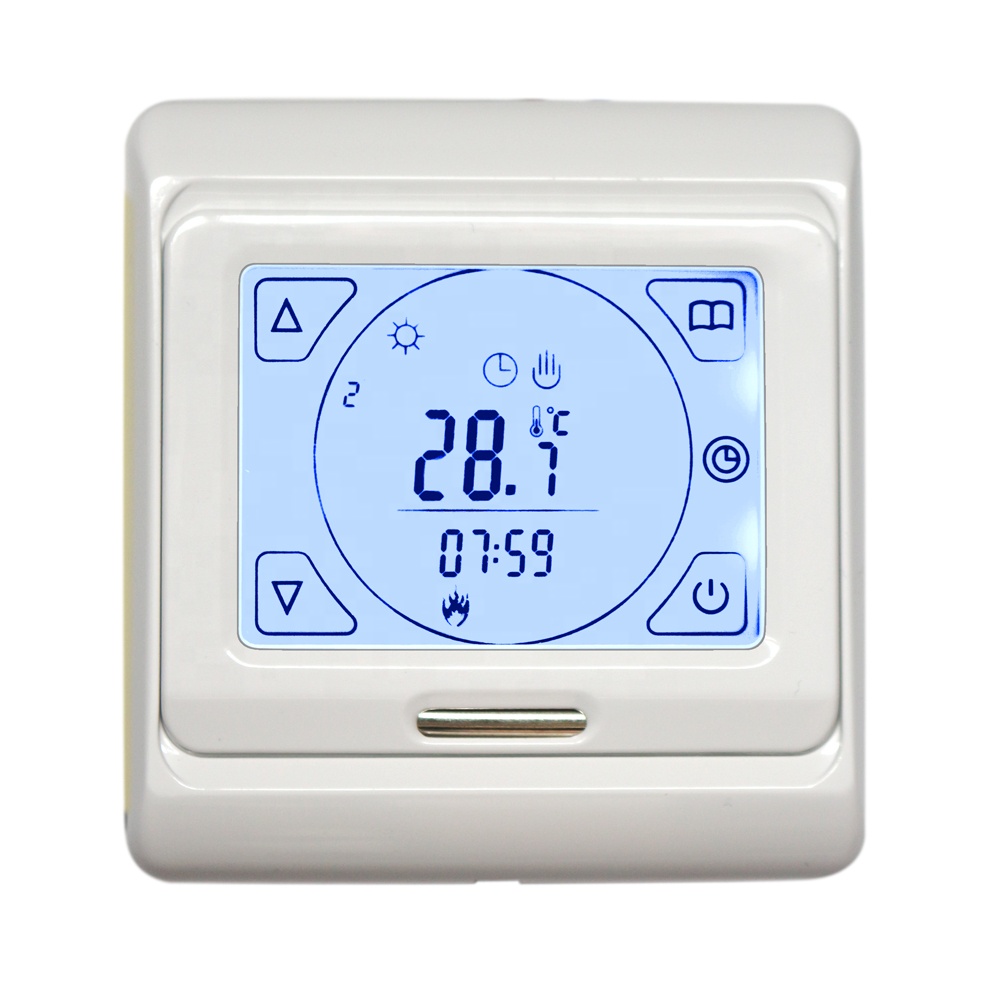 หน้าจอสัมผัส opentherm เครื่องทำน้ำอุ่นโรงแรม room thermostat