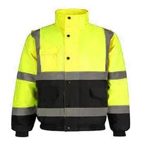 ANT5PPE HIVI Workwear Waterproof High Visibility Jacket Winter Safety Outdoor Security Rain Coat