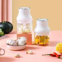 Hachoir Électrique Portable Mini Sans Fil pour Ail, Viande et Légumes – Machine à Hacher et Écraser