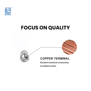 Gaopeng 24-8 AWG tinh khiết Đồng ferrule loại BN thiết bị đầu cuối Butt <span class=keywords><strong>Splice</strong></span> kết nối uốn dây kết nối - Product Image 5