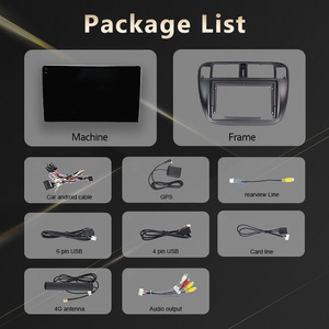 Maisimei universale Android autoradio Touch Screen per HONDA CIVIC 9 pollici RHD manuale AC Matter nero 1996-2001 - Product Image 2