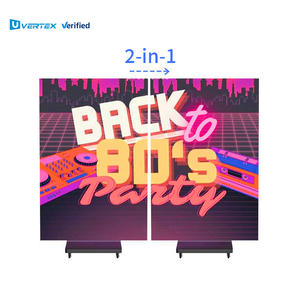 Écran LED pliable en trois parties pour affichage de posters, 1280 * 1920 mm, intérieur/extérieur, pour fête d'anniversaire, prix départ usine (EXW) - Product Image 3