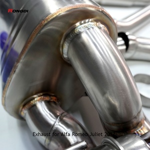 ท่อไอเสีย Alfa Romeo Giulia/Stelvio Quadrifoglio 2.9TT Ss304 Catback พร้อมวาล์วควบคุมเสียงเชื่อมแบบ TIG ผิวขัดเงา รับประกัน 5 ปี - Product Image 6