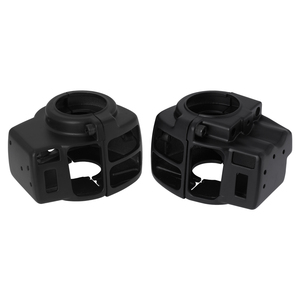 Aluminum <strong>Switch</strong> Housing Covers for <strong>Harley</strong> Touring FLHT FLHTC FLHX FLTR FLHR 1996-2013 Handlebar Black Chrome Left Right - Product Image 4