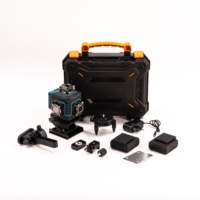 Niveau laser rotatif professionnel OEM pour la construction, 16 lignes, croix verte automatique, rotation à 360 degrés