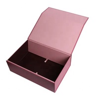 Luxury Custom Logo Wig Magnetic Closure Foldable Rigid Cardboard Paper Hair Extension Roller Black Packaging Gift Box