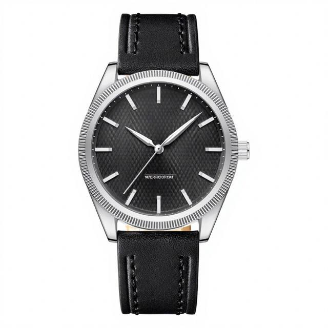 Men's Luxury  Quartz Watch with Analog Pointer Dial SEIKO Movement Mineral Glass Water Resistant Bracelet New