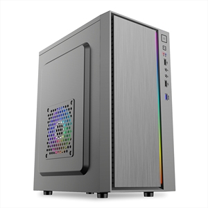 Boîtier PC Gaming <span class=keywords><strong>Micro</strong></span> <span class=keywords><strong>ATX</strong></span> Mini ITX Direct Usine en Acier SPCC, Tour Moyenne Silencieuse avec 2 Ventilateurs de Refroidissement, Châssis d'Ordinateur de Bureau, Cabinet PC - Product Image 3