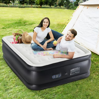 Matelas Gonflable OEM Personnalisé avec Logo, Matelas Gonflable Double avec Pompe Intégrée, Portable pour Camping et Extérieur