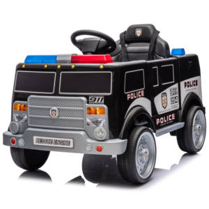 Mobil Polisi Mainan Bertenaga Baterai 12V untuk Anak Usia 2-4 Tahun, Remote Control, Plastik, Kecepatan 3km/jam - Product Image 1