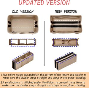 Felt Cosmetic Bags & <b>Cases</b> <b>Makeup</b> Bag Organizer for Luxury HandBag - Product Image 3