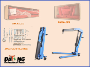 Venta al por mayor de fábrica, grúa de Elevación plegable de 1 tonelada de capacidad, grúa de elevación de motor - Product Image 5