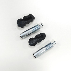 2-In-1 Concealed Connectors For Wooden Furniture Cabinet Wardrobe <b>Bed</b> Support <b>Easy</b> Installation Plastic Version - Product Image 1