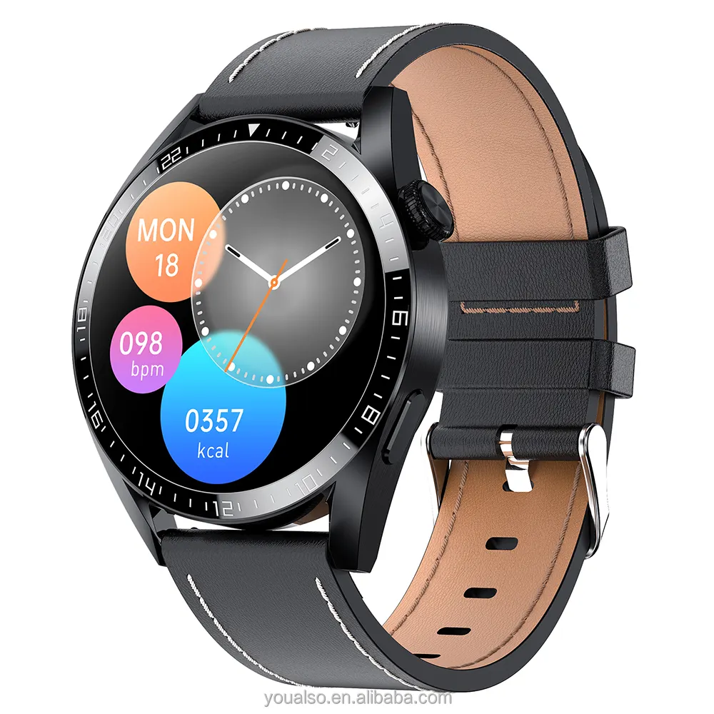 GT3 Smart Watch I39 Round Touch Screen Sports IP67 Waterproof Fitness Tracker BT Call Music GT3 pro smartwatch for huawei Reloj